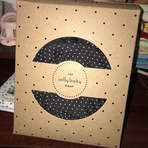 Solly Baby Wrap - Grey Swiss Dot